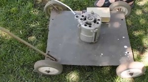 Как сделать газонокосилку двигатель от стиральной машины
